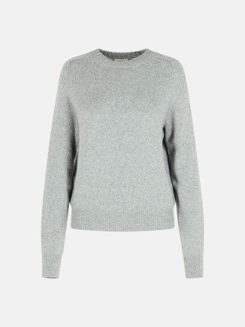 KHAITE 'NERA' GREY CASHMERE SWEATER
