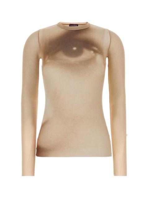 Jean Paul Gaultier Jean Paul Gaultier Women Mesh Long Sleeves Top Printed Face