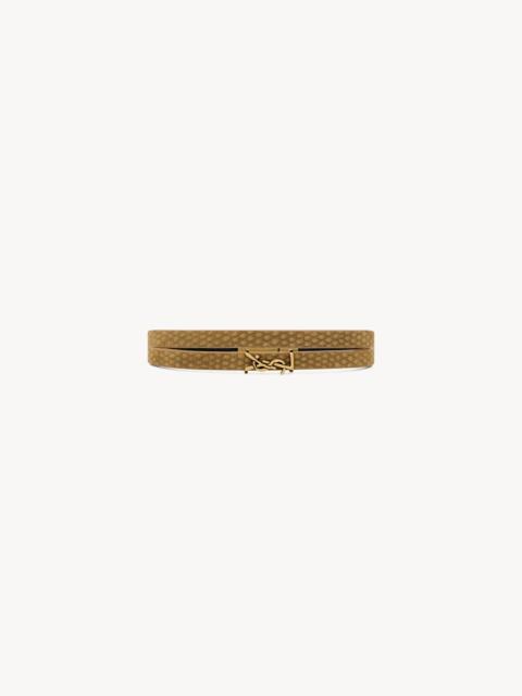 CASSANDRE DOUBLE-WRAP BRACELET IN LEATHER