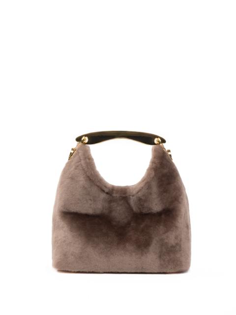 Elleme Small Boomerang Shearling Taupe