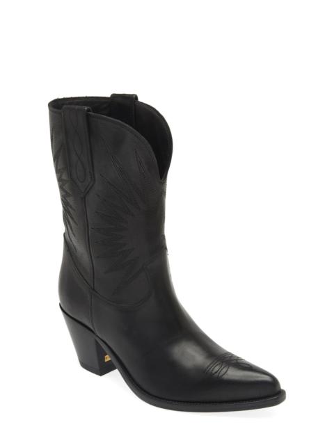 Golden Goose Wish Star Western Boot in Black at Nordstrom