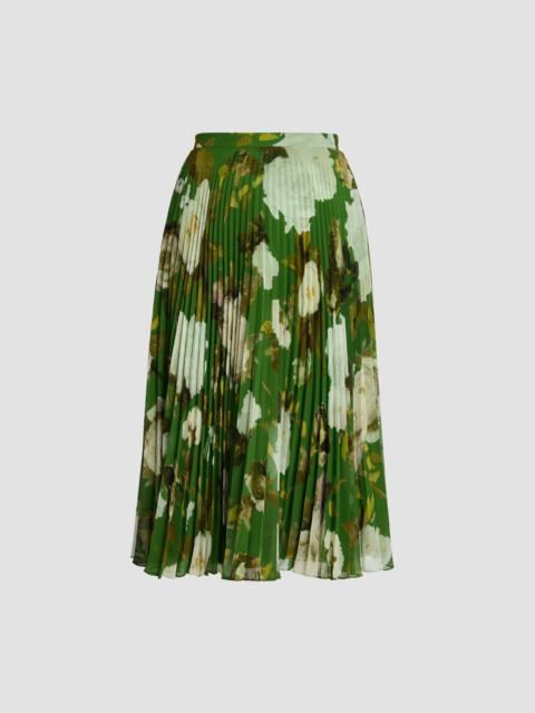 Erdem Pleated Midi Skirt