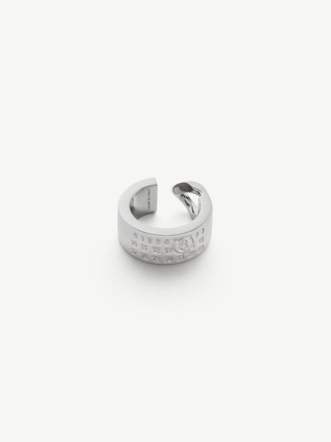 MM6 Maison Margiela Minimal Numeric Cuff ring