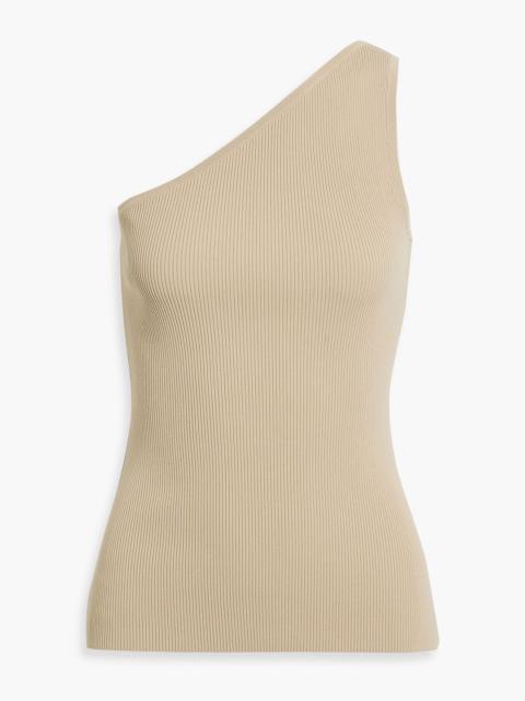 TOTEME One-shoulder ribbed-knit top