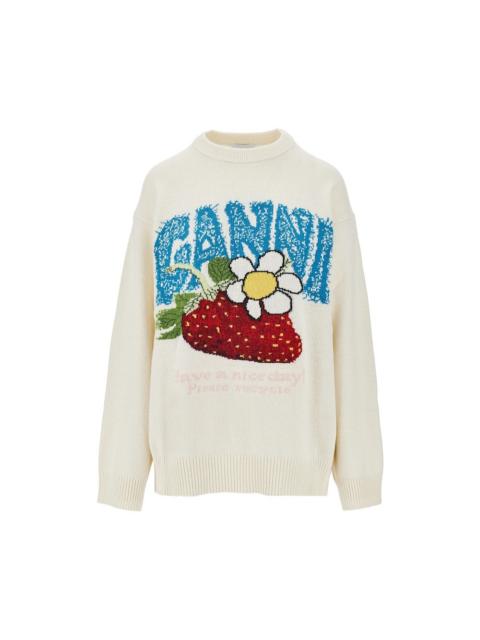 GANNI Ganni Women 'Strawberry' Wool-Blend Sweater