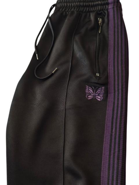 NEEDLES Needles Poly Smooth Track Pants - Black/Purple 🦋