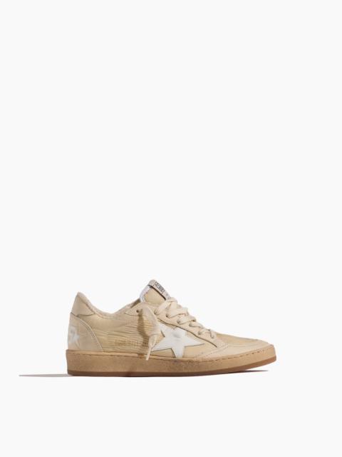 Golden Goose Ball Star Sneaker in White/Milk