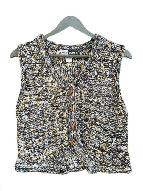 Other Designers Jamie Sadock Knit Coogi Mohair Vest