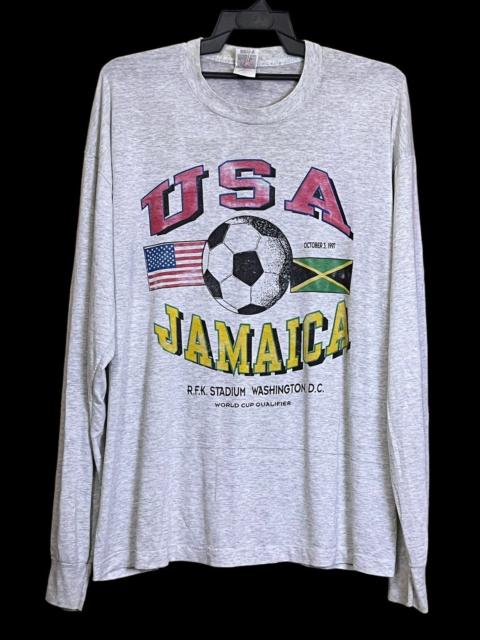 Other Designers VINTAGE 90s USA VS JAMAICA WORLDCUP QUALIFIER L/S T SHIRT