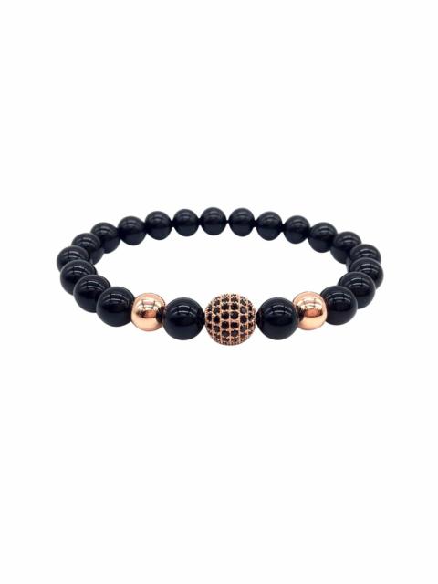 Other Designers Bracelet - Rose Gold Globe Pavé Shambala