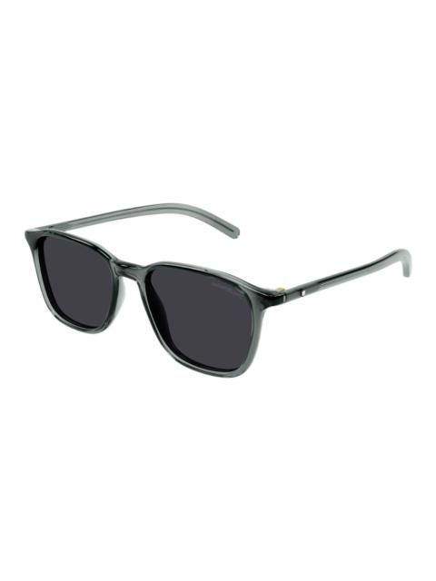 Montblanc Montblanc Grey Square Men's Sunglasses MB0325S 001 53