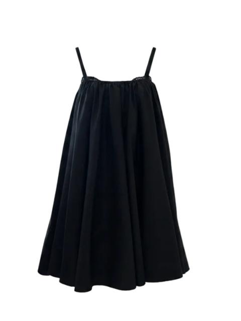 STAUD Cecily Mini Dress in Black