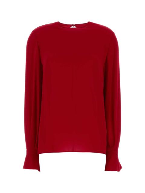 Valentino Valentino Garavani Women Red Georgette Blouse