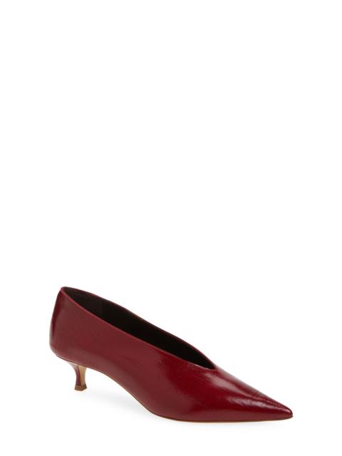 LE MONDE BÉRYL Le Monde Béryl Babouche Kitten Heel Pump in Oxblood at Nordstrom