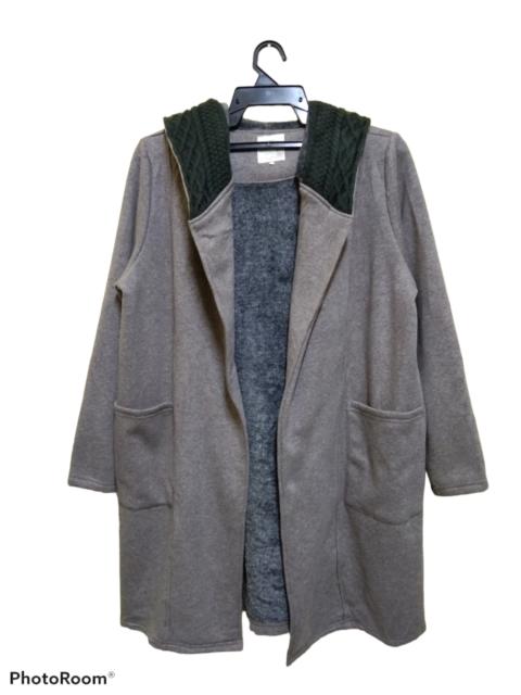 Other Designers Vintage - SPRING & AUTUMN UNBUTTON COAT WITH HOOD