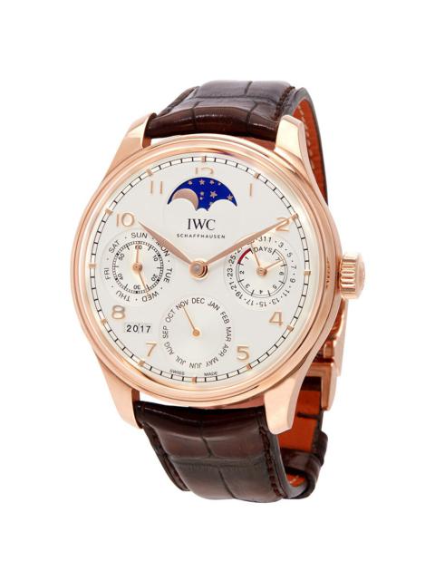 IWC Schaffhausen IWC Portugieser 18kt Rose Gold Prepetual Calendar Automatic Men's Watch IWC5033-02