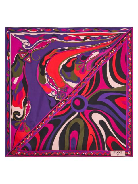 PUCCI Pucci Printed Silk-twill Scarf