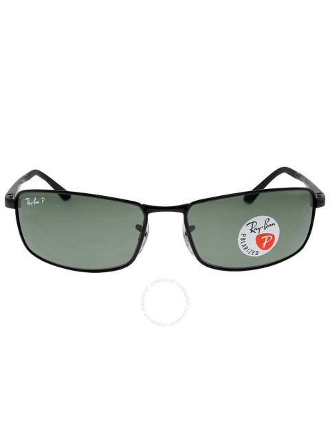 Ray-Ban Ray Ban Polarized Green Classic G-15 Rectangular Men's Sunglasses RB3498 002/9A 61