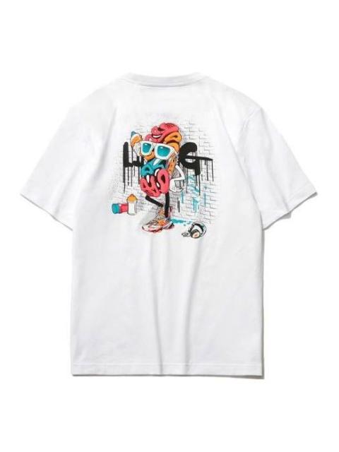 Li-Ning Li-Ning Graphic Loose Fit T-shirt 'White' AHSR406-1