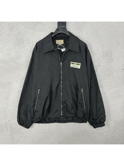 GUCCI Gucci Black Harrington style windbreaker Jacket