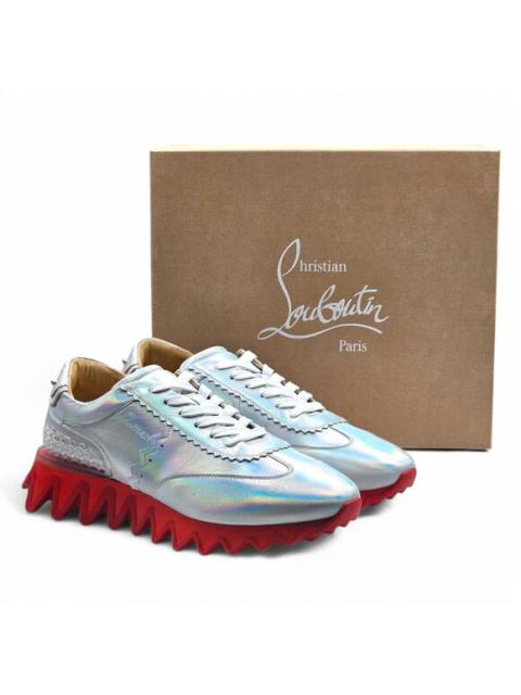 Christian Louboutin Loubishark Iridescent Sneakers - Silver EU 43.5 / US 10.5