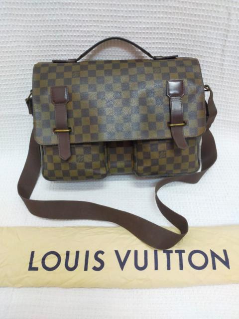 Louis Vuitton LOUIS VUITTON Broadway Ebene Damier Shoulder Bag DEFECTED