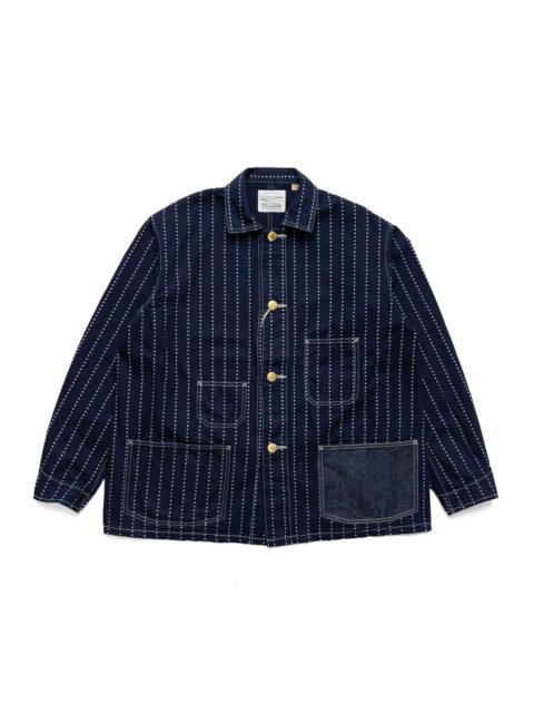 FULLCOUNT Star Wabash Chore Jacket - Indigo Wabash