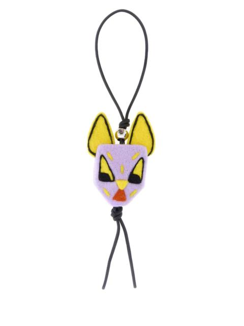 Loewe Loewe Women Multicolor Felt Cat Key Ring