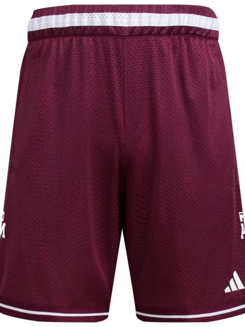 adidas adidas Men's Texas A&M Aggies Maroon Swingman Basketball Shorts