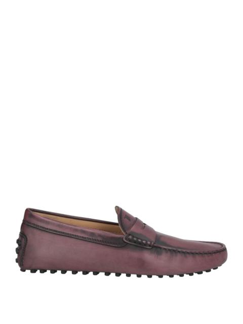 Tod's Burgundy Men's Loafers