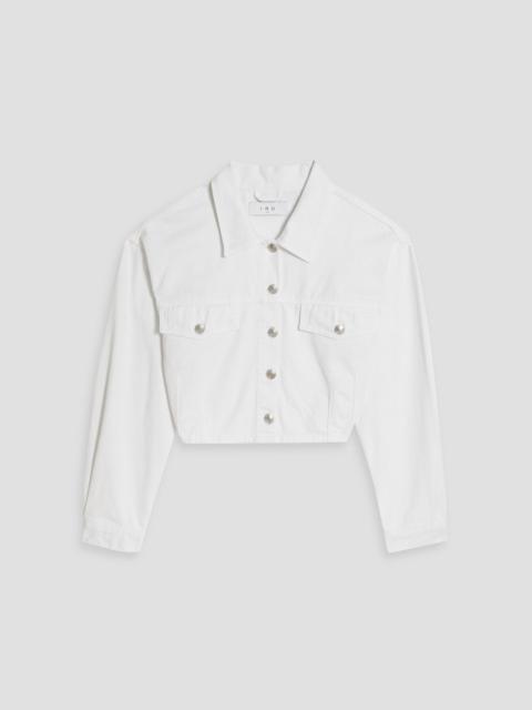 Other Designers Mylene cropped denim jacket