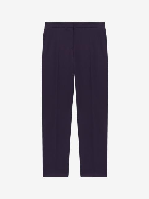 Alexander McQueen Grain De Poudre Cigarette Trousers