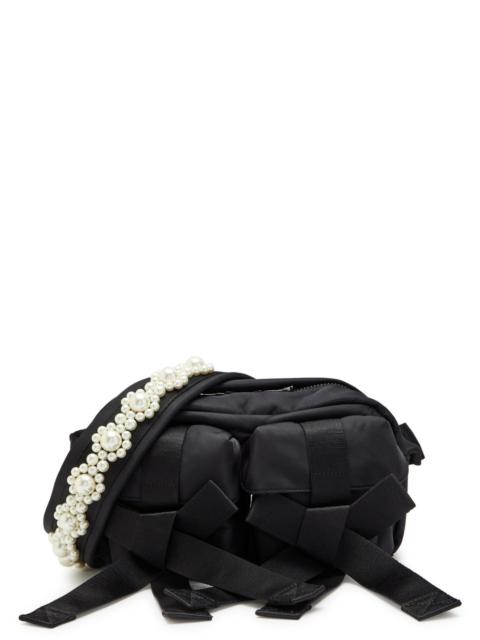 Simone Rocha Simone Rocha Bow and Bead-embellished Nylon Cross-body Bagossbag