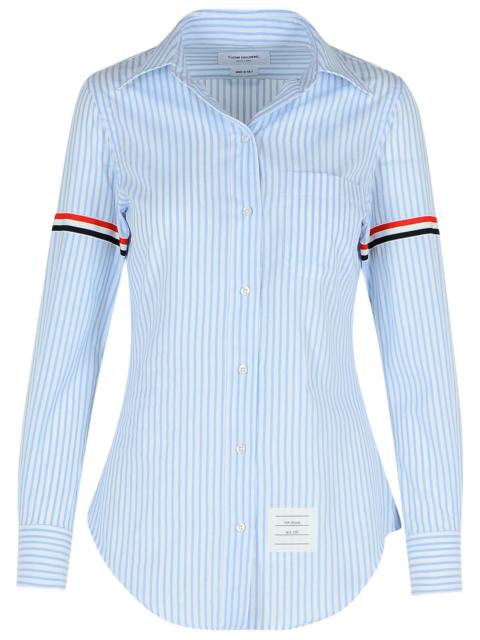 Thom Browne 'Armband' Light Blue Cotton Shirt Women