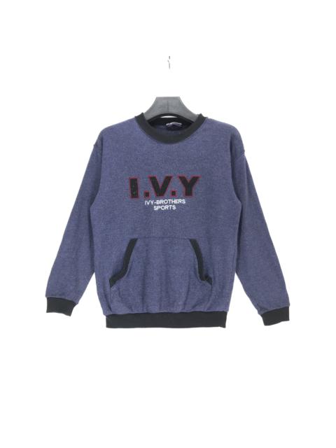Other Designers Ivy Crew - IVY Brothers Sport Big Logo Rare Color Sweatshirt #2855-110