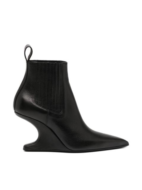 Rick Owens Leather ankle boots