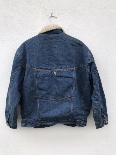 Other Designers Vintage - America Concept Ahec Dote Sherpa Lining Denim Jacket