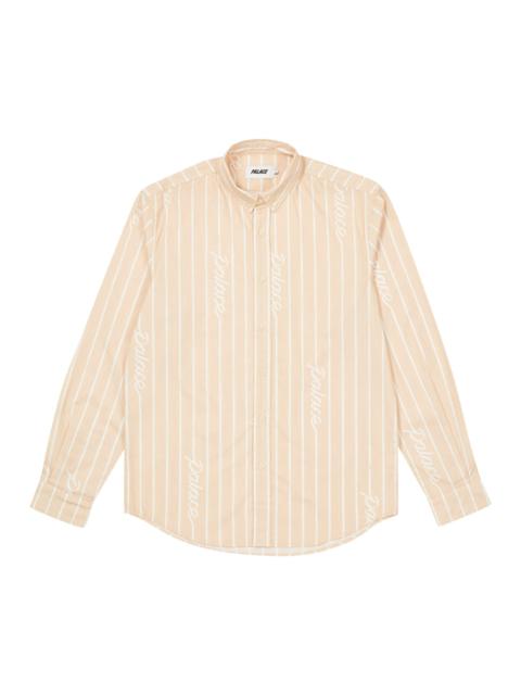 PALACE Palace Hand Stripe Shirt 'Tan'
