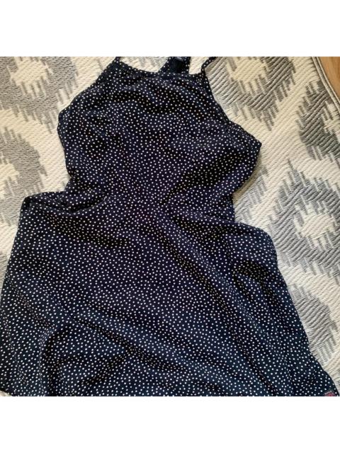 Other Designers Superdry Women's White and Navy Dress