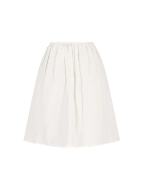 Miu Miu Miu Miu White Skirts - Full Skirts Women