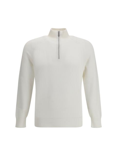 Brunello Cucinelli Brunello Cucinelli Cotton Sweater With A High Neckline