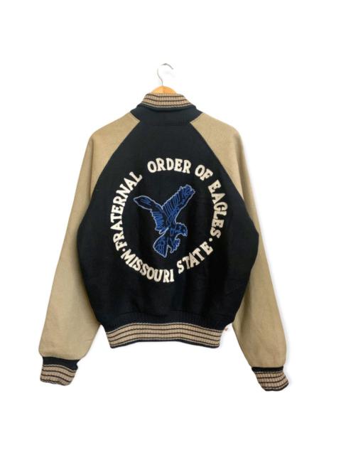 Other Designers Japanese Brand - CALIF Fraternal Order of Eagle Varsity Jacket