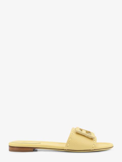 FENDI Fendi Leather Tube Sandals