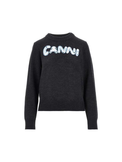 GANNI Ganni Women Cotton And Wool-Blend Sweater