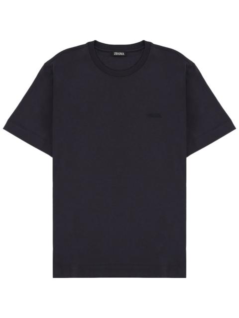 ZEGNA COTTON T-SHIRT WITH LOGO