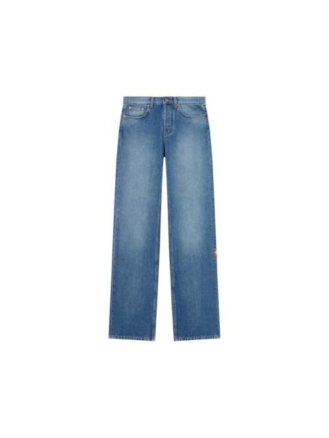 Off-White Off-White Blue Denim - Straight-Leg Jeans Women