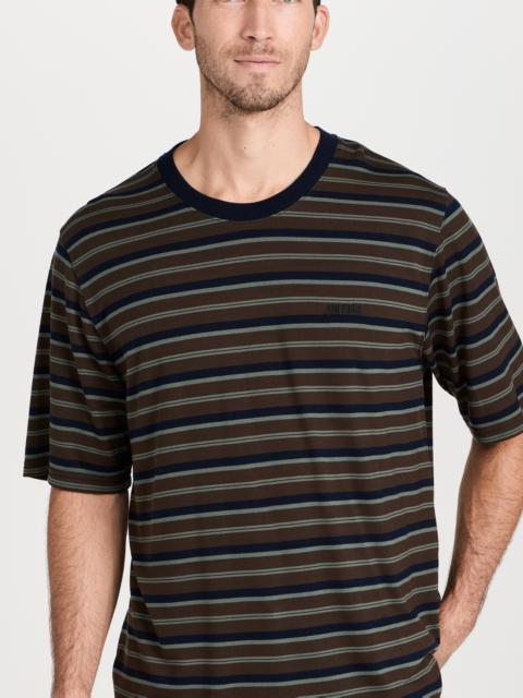 AMI Paris Striped Tee Shirt