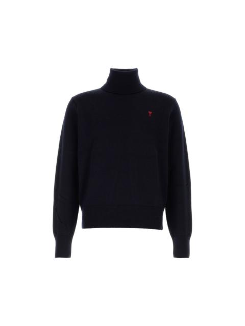 AMI Paris AMI Midnight Blue Wool Sweater New & Authentic (Men's size:X