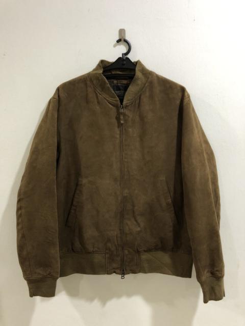 Other Designers Japanese Brand × Uniqlo - 🇯🇵 Japanese Brand Uniqlo Faux Suede Bomber Jacket