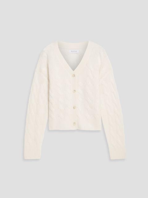 Other Designers Cable-knit cashmere cardigan